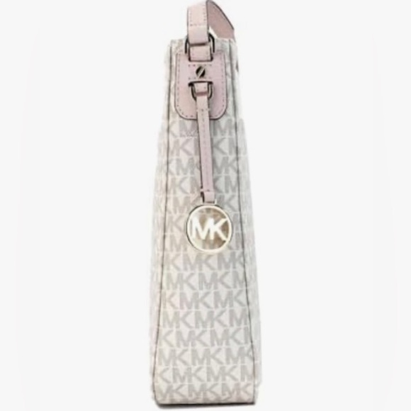 MICHAEL KORS JET SET TRAVEL LARGE LOGO MESSENGER BAG - Picture 3 of 9